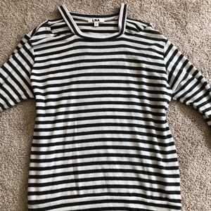 LNA Cold Shoulder Sweatshirt